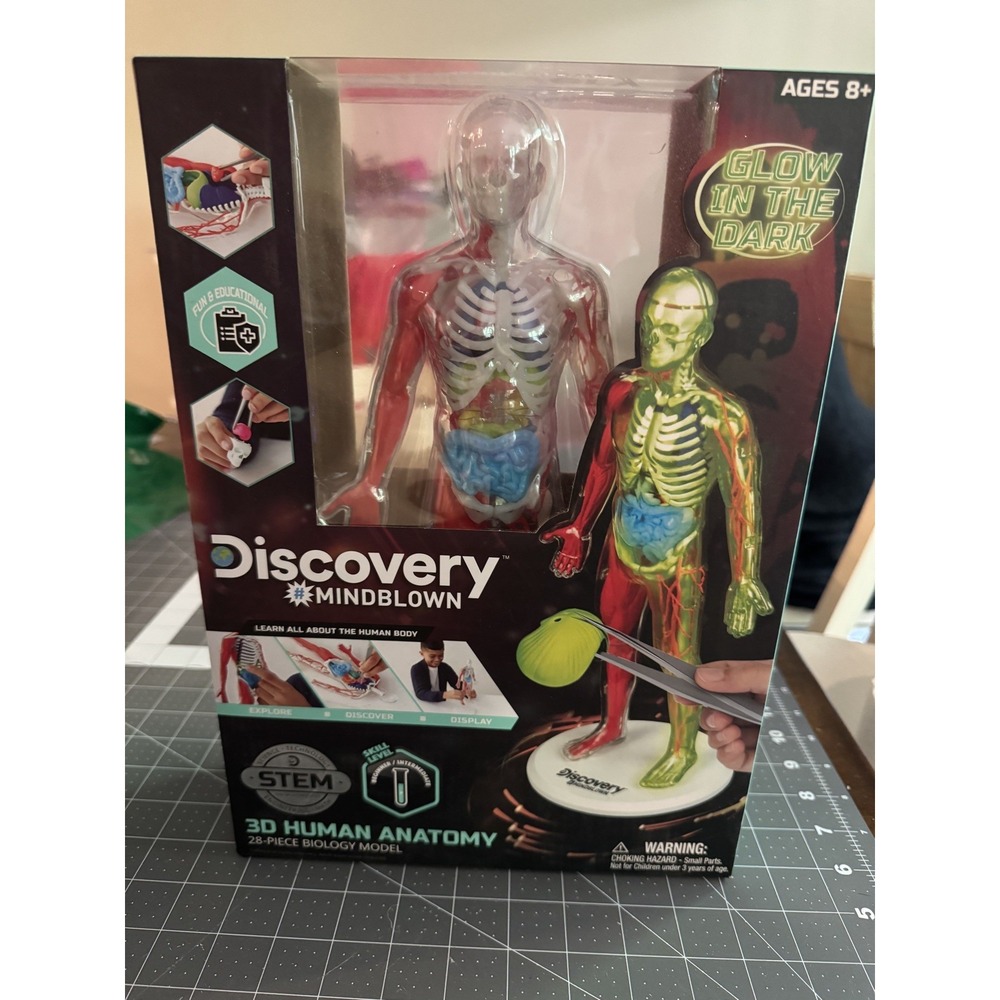 Discovery #Mindblown 28- Piece Biology Model. 3-D Human Anatomy.